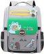 Plecak Szkolny Z Dinozaurami Pas Piersiowy Szary Zielony 21L 39cm 1