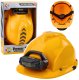 Kask Budowlany Dla Dzieci Z Latarką Czołową Opaska Pod Brodę Żółty 1