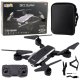 Dron Sky Hunter D19HW Kamera FVP Wi-Fi Pilot Z Uchwytem Na Telefon Etui 1