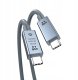 Kabel USB C 4.0 szybki elastyczny 40Gbps PD 240W macbook smartfon 1m 8K 4