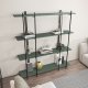 Knygų lentyna Kalune Design Moss 875ZNA4551, juoda/žalia 2