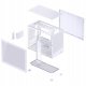 Jonsbo D32 STD White PC-Gehäuse, Mini-Gehäuse, mATX, Tempered Glass - weiß 10
