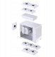 Jonsbo D32 STD White PC-Gehäuse, Mini-Gehäuse, mATX, Tempered Glass - weiß 8