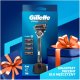 Skustuvo rinkinys Gillette Fusion5 ProGlide vyrams: skustuvas + 3 skutimosi peiliukai + stovelis 1