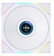 Wentylator Lian Li UNI FAN TL Wireless LCD 140 Reverse Blade biały (14RTLLCD1W1W) 1