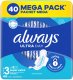Higieniniai paketai Always Ultra Size 3 Day & Night, 40 vnt. 8