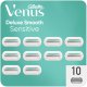 Gillette Venus Deluxe Smooth Sensitive Rosegold skustuvo keičiamos galvutės, 10 vnt. 3