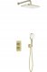 Zestaw prysznicowy KFA 5759-501-31 / KFA / MALAGA / ZESTAW NATRYSKOWY PODTYNKOWY TERMOSTAT , PVD BRUSHED LIGHT GOLD / 1