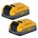 DEWALT AKUMULATOR 18V 3,5Ah POWERSTACK DCBP318S2 2szt. 1