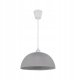 Struhm Inka 03881 lampa wisząca zwis 1x25W E27 szara/biała 1