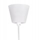 Struhm Inka 03881 lampa wisząca zwis 1x25W E27 szara/biała 2