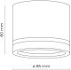 TK Lighting Jet 4334 plafon lampa sufitowa spot 1x10W GX53 biały 5