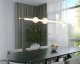 Maxlight Bora P0593 lampa wisząca zwis 1x29W LED 3000K 1674 lm czarna/złota 4