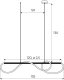 Maxlight Laguna P0512 lampa wisząca zwis 1x30W LED 3000K 2658 lm czarna 2