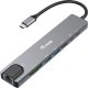 Equip Adapter USB-C -> HDMI.GbE.3xUSB3.2 Gen1.SD/TF.PD 100W 1