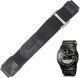Materiałowy pasek do zegarka Casio AW-80 czarny 18 / 21 mm . 1