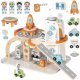 Tooky Toy Drewniany Kosmiczny Parking Stacja Kosmiczna 1