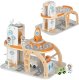 Tooky Toy Drewniany Kosmiczny Parking Stacja Kosmiczna 3