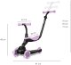 Qplay Hulajnoga Sema Evo 3w1 Violet 7