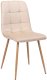Krzesło welurowe MONTANA VELVET beżowe 4