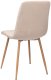 Krzesło welurowe MONTANA VELVET beżowe 8