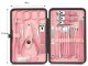 Zestaw akcesoriów do manicure, pedicure w etui różowe 12w1 AK20 9