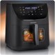 Frytkownica beztłuszczowa Air fryer Berdsen BD-660 czarna 2