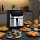 Frytkownica beztłuszczowa Air fryer Berdsen BD-659 srebrna 9