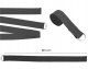 Fit.me Pasek do jogi czarny 183*3.8cm 8