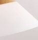 Lampa sufitowa metalowa klosz lite drewno wisząca AT8-1SZ-White 1