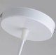 Lampa sufitowa metalowa klosz lite drewno wisząca AT8-1SZ-White 2