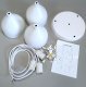 Lampa sufitowa loftowa metalowa wisząca AT17-3SZ-White 2