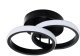 Plafon lampa LED sufitowa okrąg metalowa AT67-2SL-Black 1