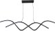 Lampa nowoczesna LED wisząca sufitowa AT55-1DSL-Black 1