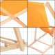Leżak ogrodowy, drewniany z 3-stopniową regulacją, plażowy, balkonowy, pomarańczowy UNIWERSALNY 20