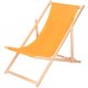 Leżak ogrodowy, drewniany z 3-stopniową regulacją, plażowy, balkonowy, pomarańczowy UNIWERSALNY 7