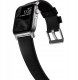 Nomad Modern Band - black leather, silver hardware - AW 46mm/49mm 7
