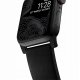Nomad Modern Band - brown leather, black hardware - AW 41mm/42mm 1