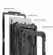 Etui D-Pro do Samsung Galaxy Tab S7/S8/S9/S9 FE - składane, ochronne 2