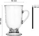 Kubek szklany Elton 380 ml 6