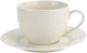 Filiżanka porcelanowa 220 ml + spodek Krem P2388 1