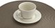 Filiżanka porcelanowa 220 ml + spodek Krem P2388 4
