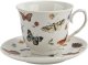 Filiżanka porcelanowa 250 ml + spodek Butterflies 1