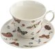 Filiżanka porcelanowa 250 ml + spodek Butterflies 1