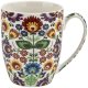 Kubek porcelanowy 350 ml Łowicz w koszyczku 1