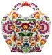 Kubek porcelanowy 350 ml Łowicz w koszyczku 3