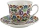 Filiżanka porcelanowa 250 ml + spodek Łowicz 1