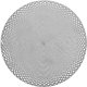 Mata dekoracyjna 38 cm Roma 60253 Srebrna 1