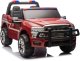 RAM 3500 Straż Pożarna  czerwony pojazd na akumulator 24V, 2x200W, pilot, LED, MP3 EDUKAMP 4