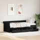 vidaXL Łóżko dzienne Czarne dębowe 90 x 190 cm 3